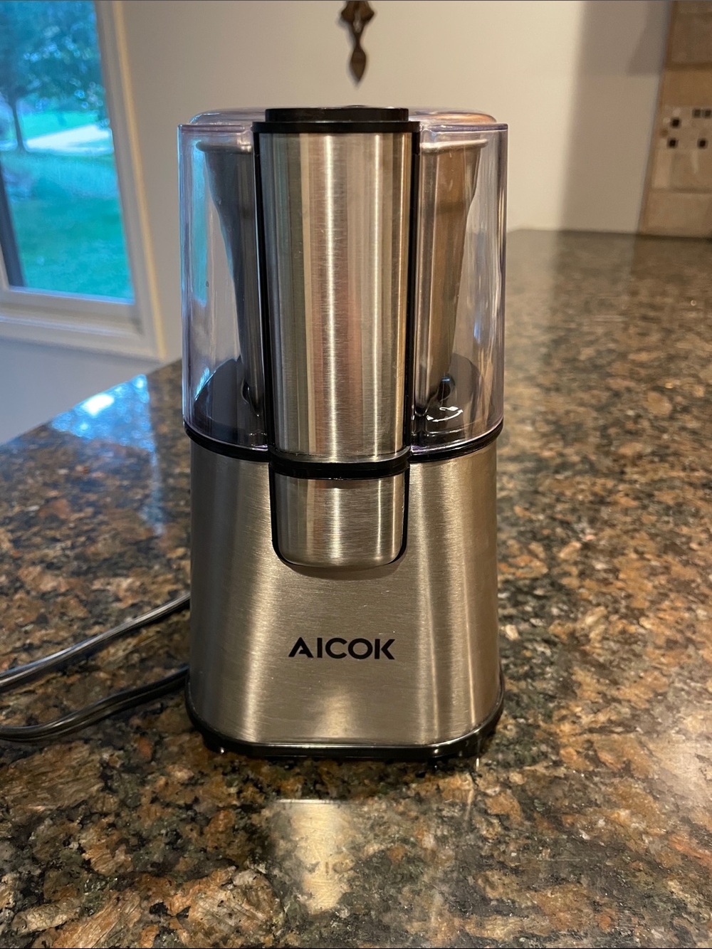 AICOK Electric Coffee and Spice Grinder, Stainless Steel